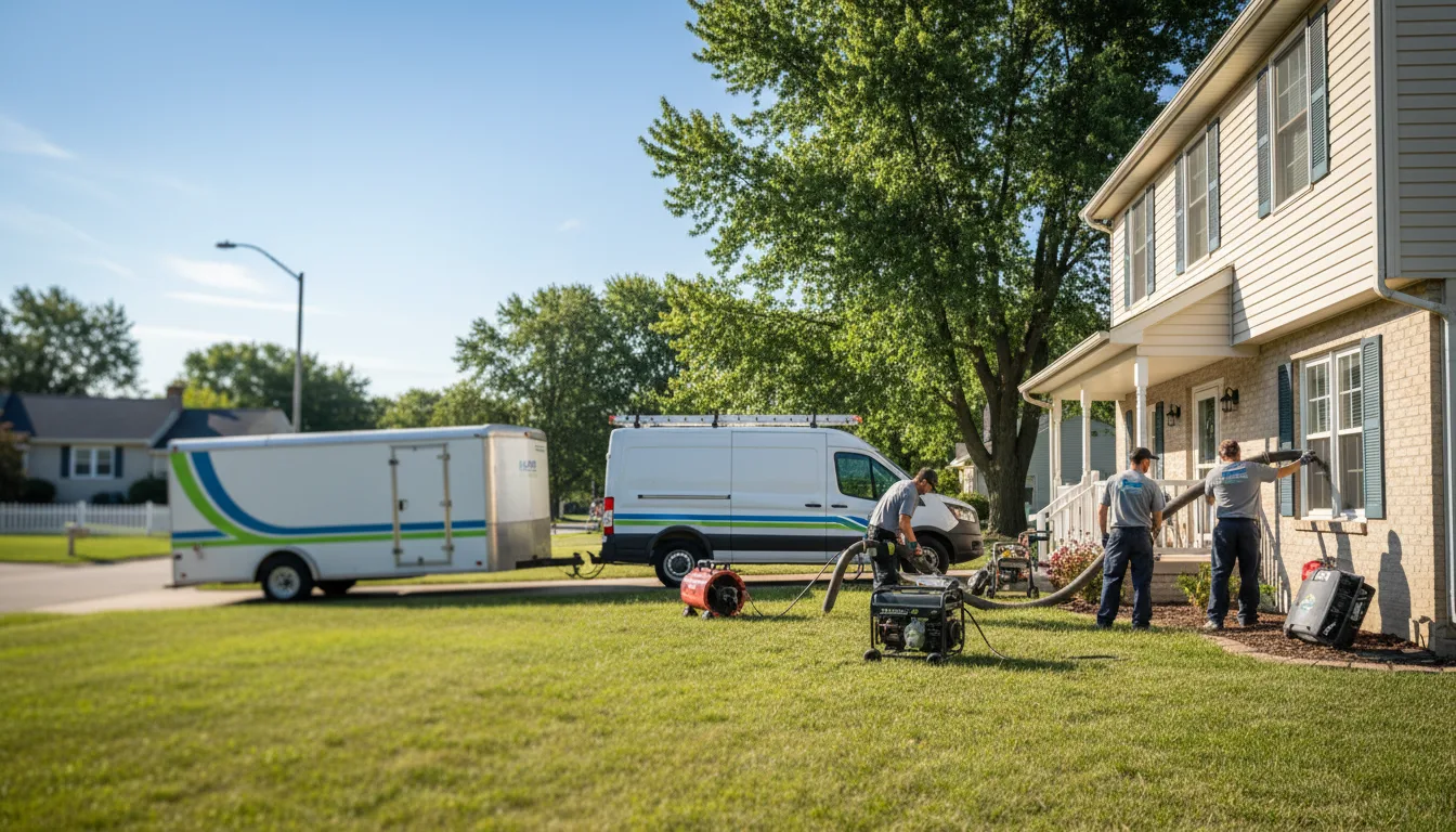 Flooded Basement Restoration And Cleanup With Repair in Pembine, WI near me